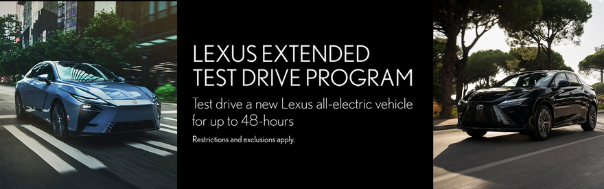 Lexus Extend Test Drive Program